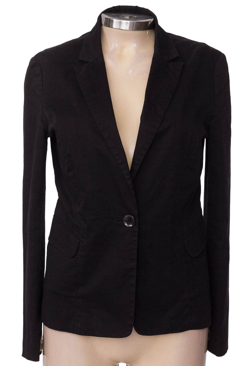 Chaqueta / Abrigo color Negro - Bershka