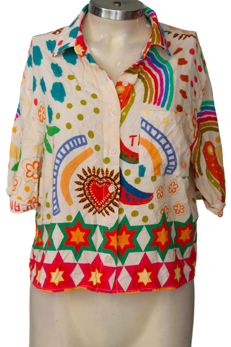 Blusa color Estampado - NAF NAF