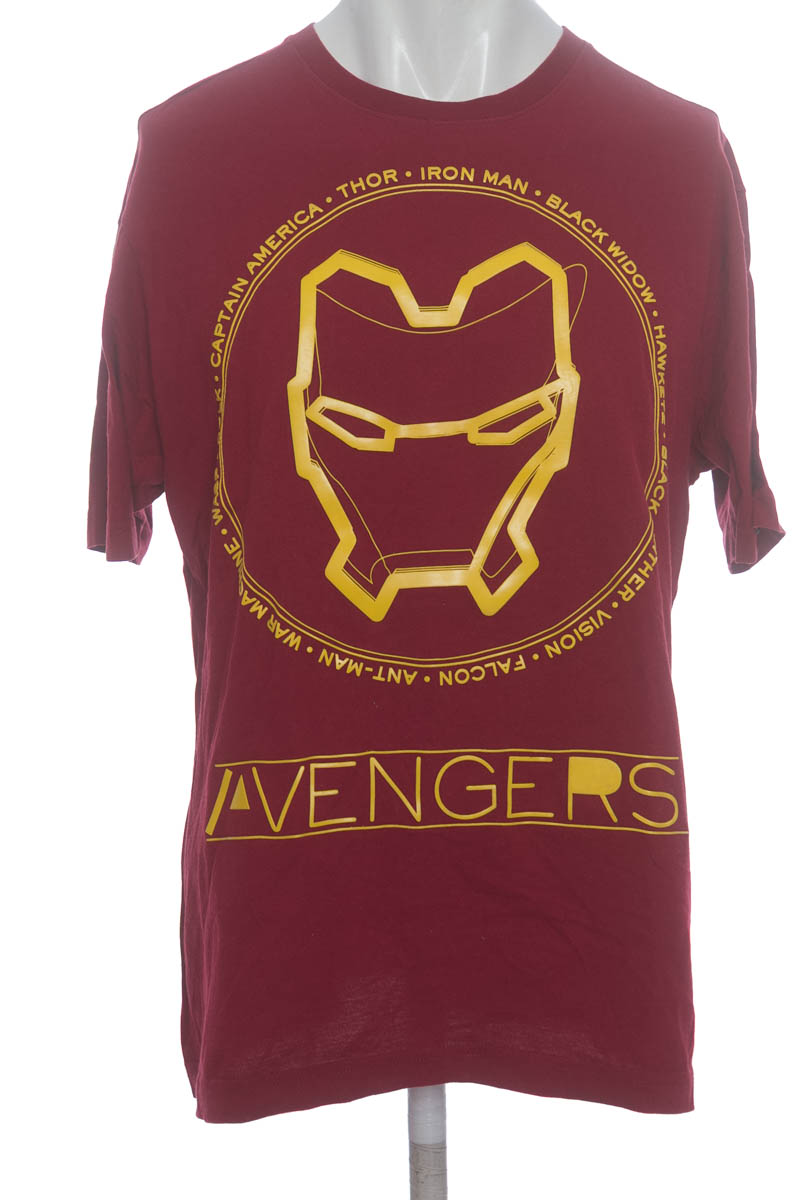 Camiseta color Vinotinto - Marvel