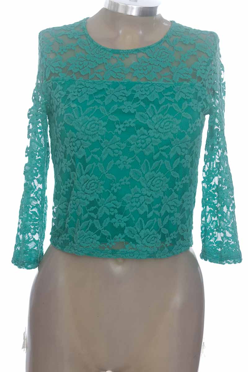 Top / Camiseta color Aguamarina - Forever 21