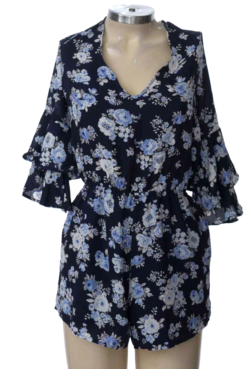 Vestido / Enterizo color Azul - HAUTE MONDE