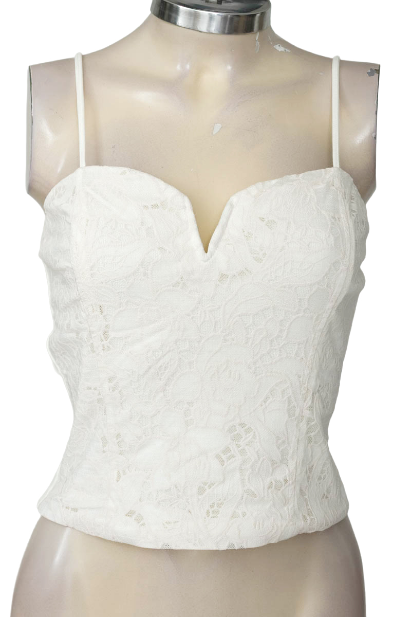 Top / Camiseta color Beige - Sofia Azul