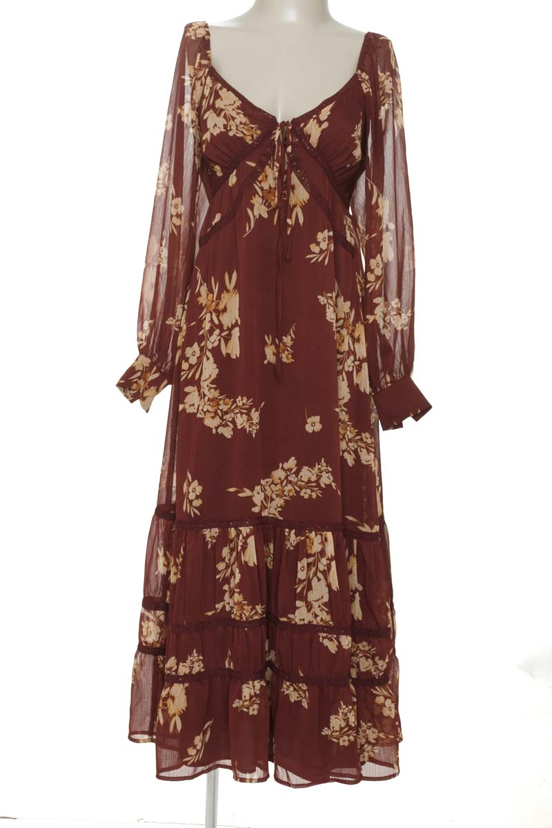 Vestido / Enterizo color Vinotinto - Forever 21