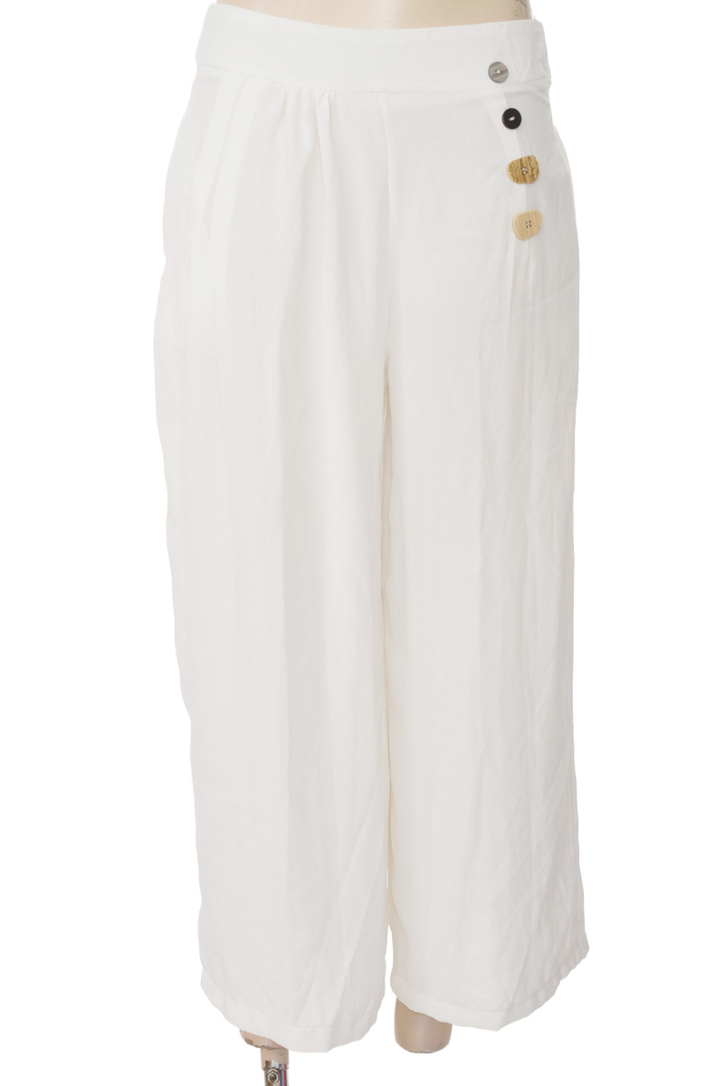 Pantalones color Blanco - Vicentina
