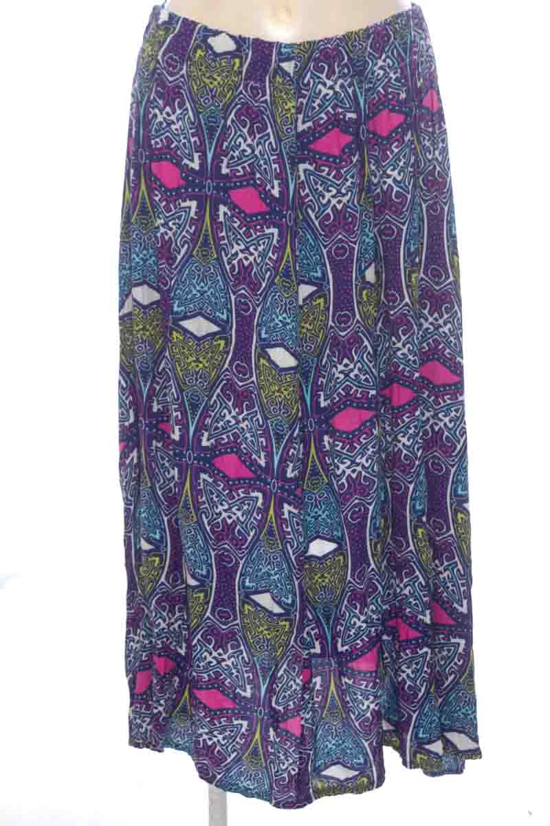 Falda color Estampado - Onda de mar 