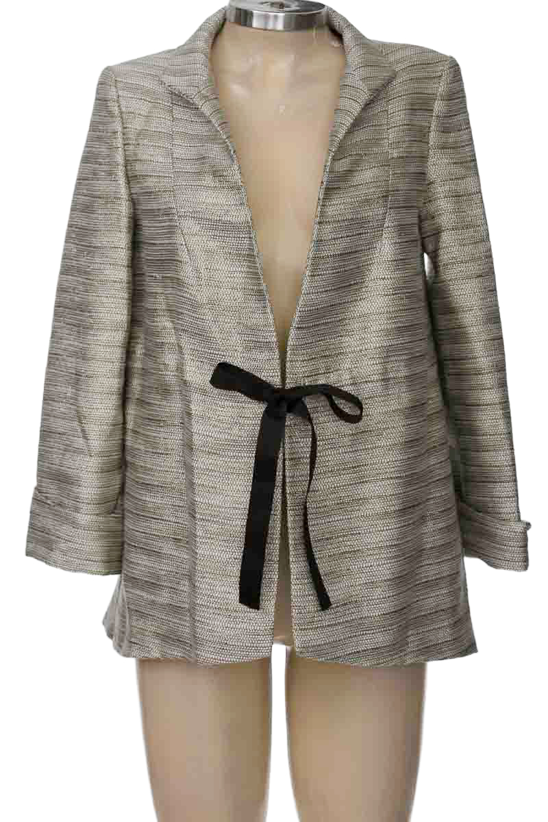 Chaqueta / Abrigo color Plateado - Luzia atelier