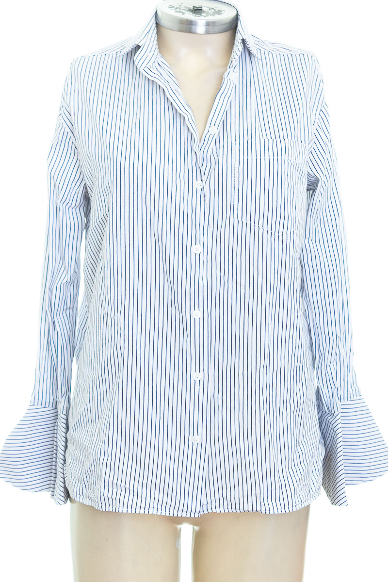 blusa strapless punto blanco