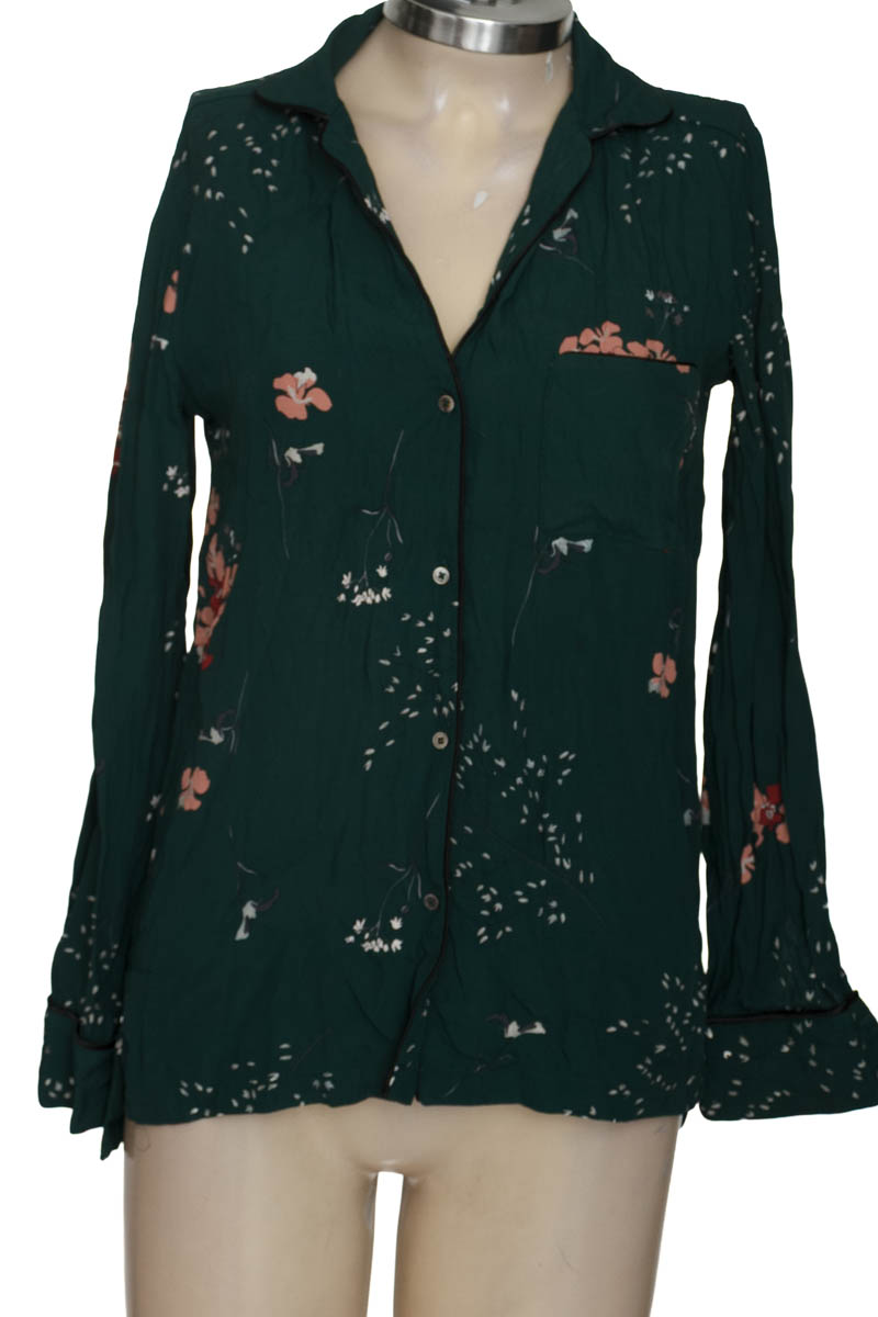 Blusa color Verde - Massimo Dutti