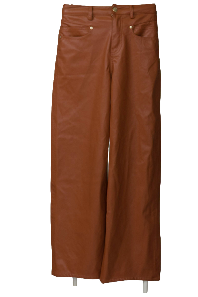 Pantalones color Café - Zara