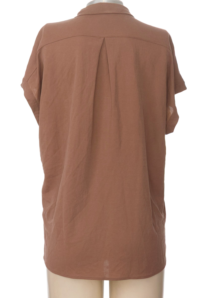Blusa color Café - Massimo Dutti