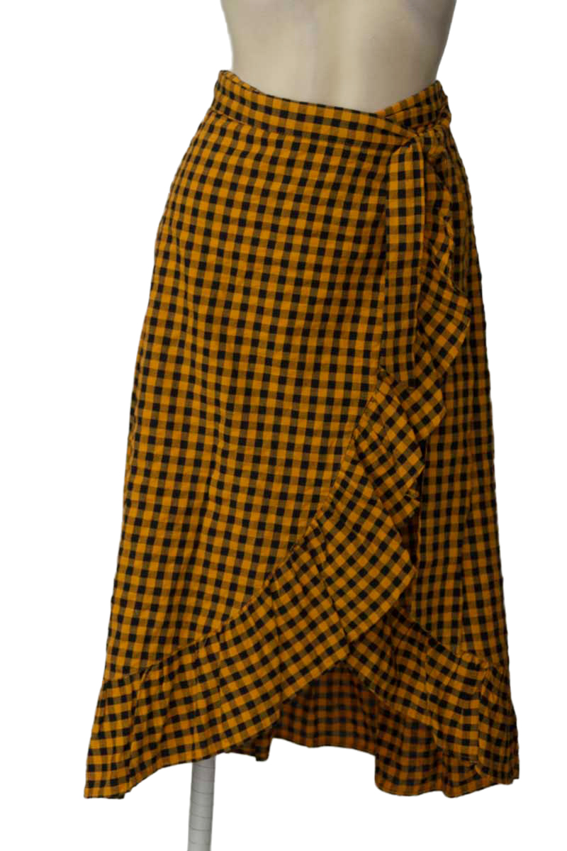 Falda color Mostaza - Zara