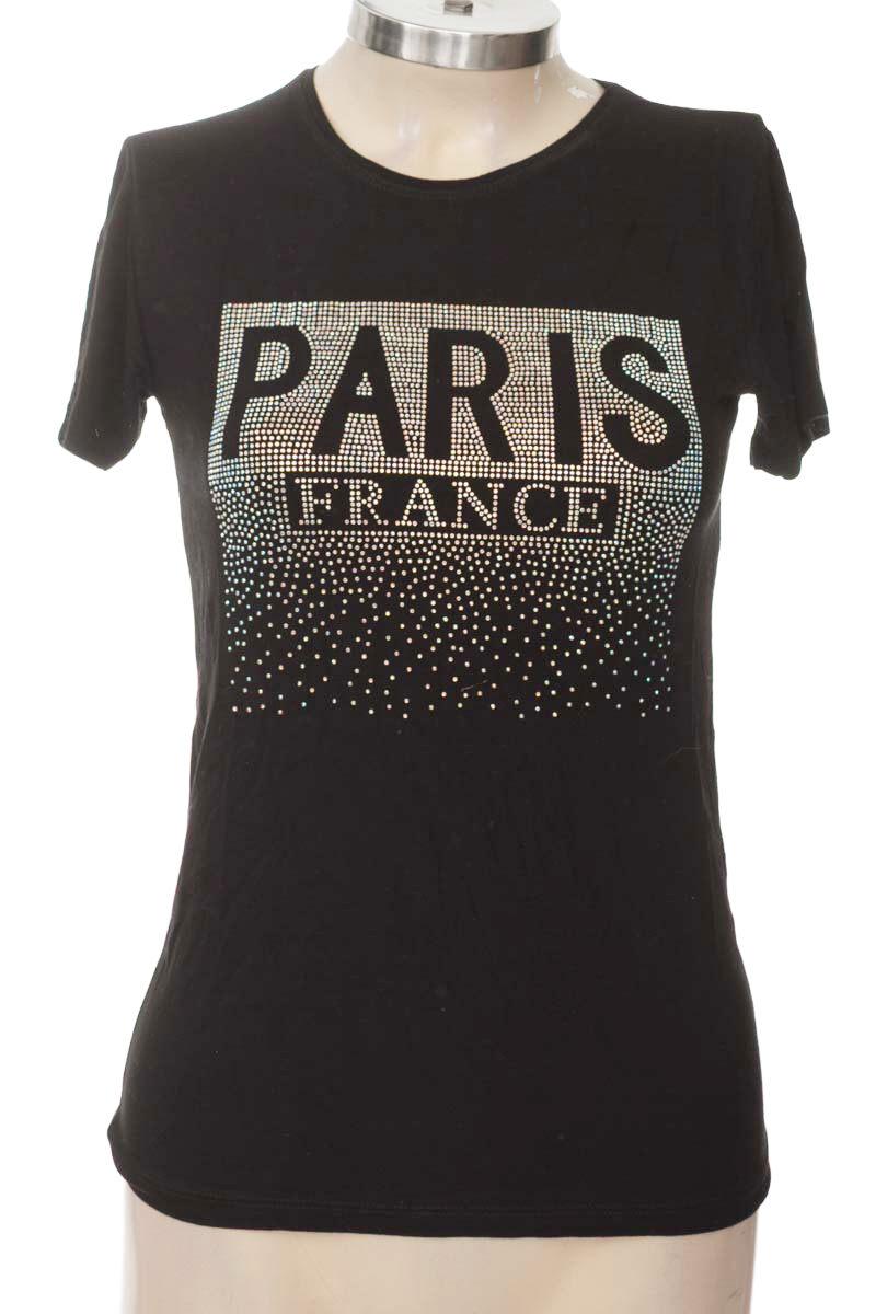 Top / Camiseta color Negro - Attitude Paris