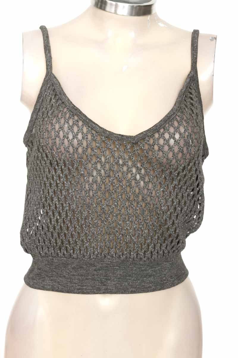 Top / Camiseta color Plateado - Zara