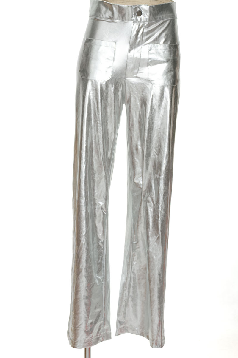Pantalones color Plateado - Revel