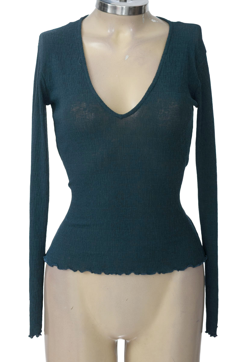 Blusa color Azul - Zara