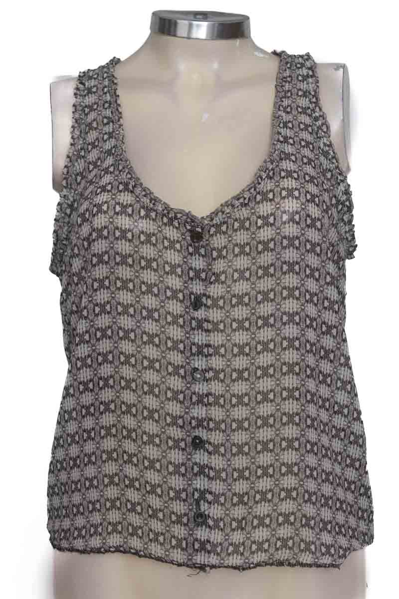Top / Camiseta color Gris - Zara