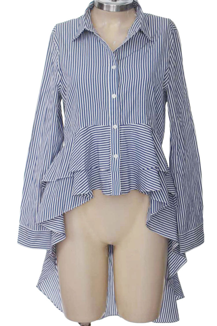 Blusa color Azul - Zara