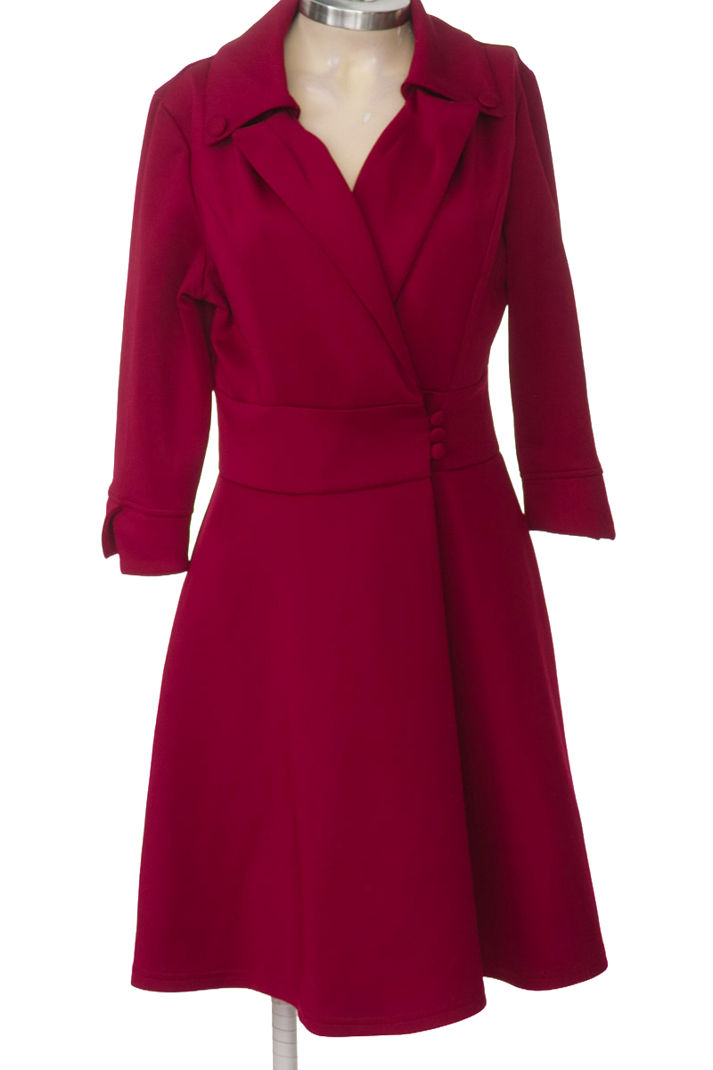 Vestido / Enterizo color Vinotinto - Clocolor