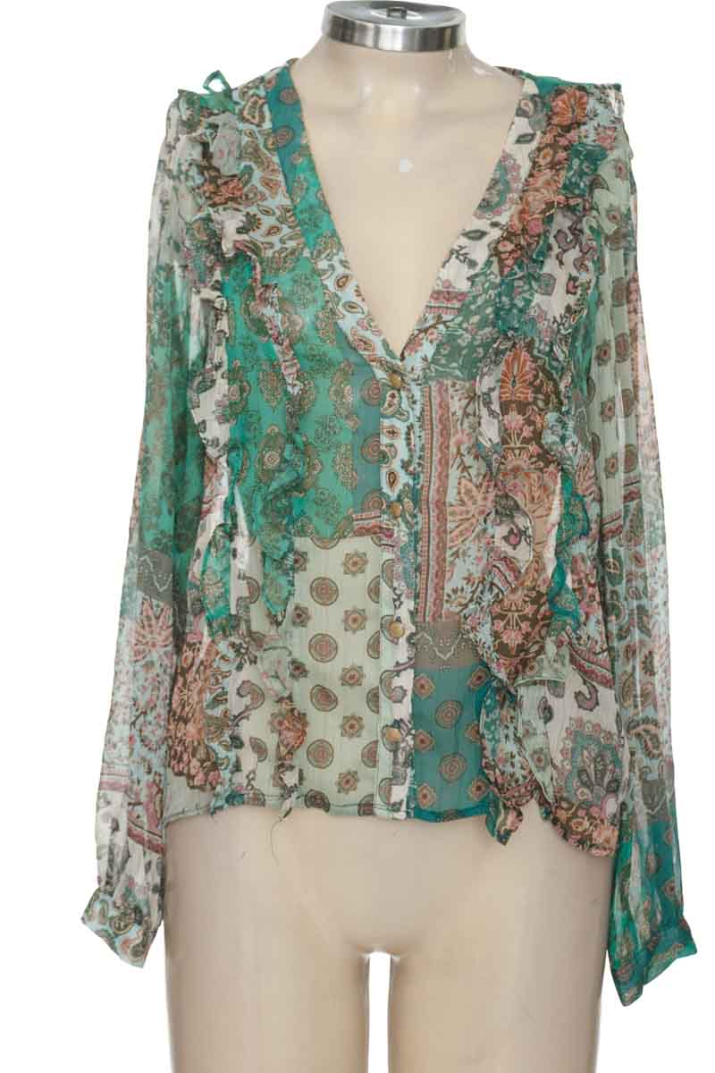 Blusa color Estampado - Zara