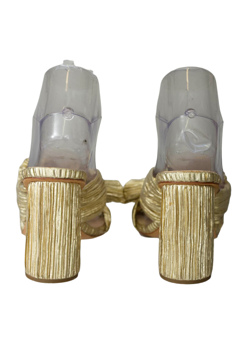 Zapatos color Dorado - Loeffler Randall