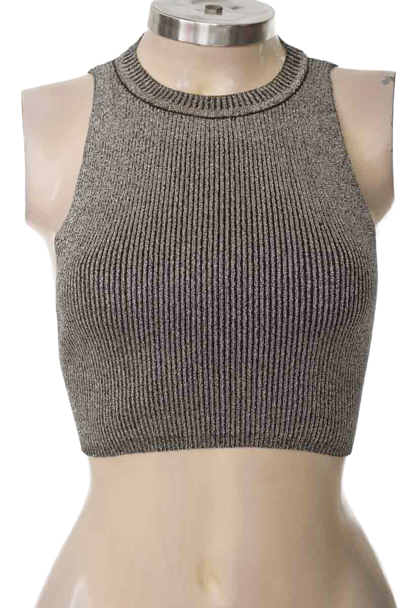 Top / Camiseta color Gris - Zara
