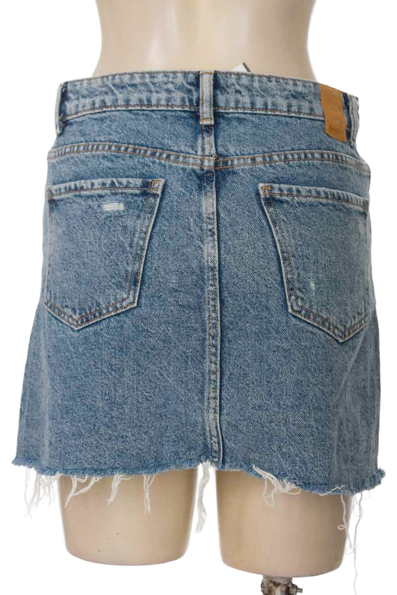 Falda color Azul - Bershka