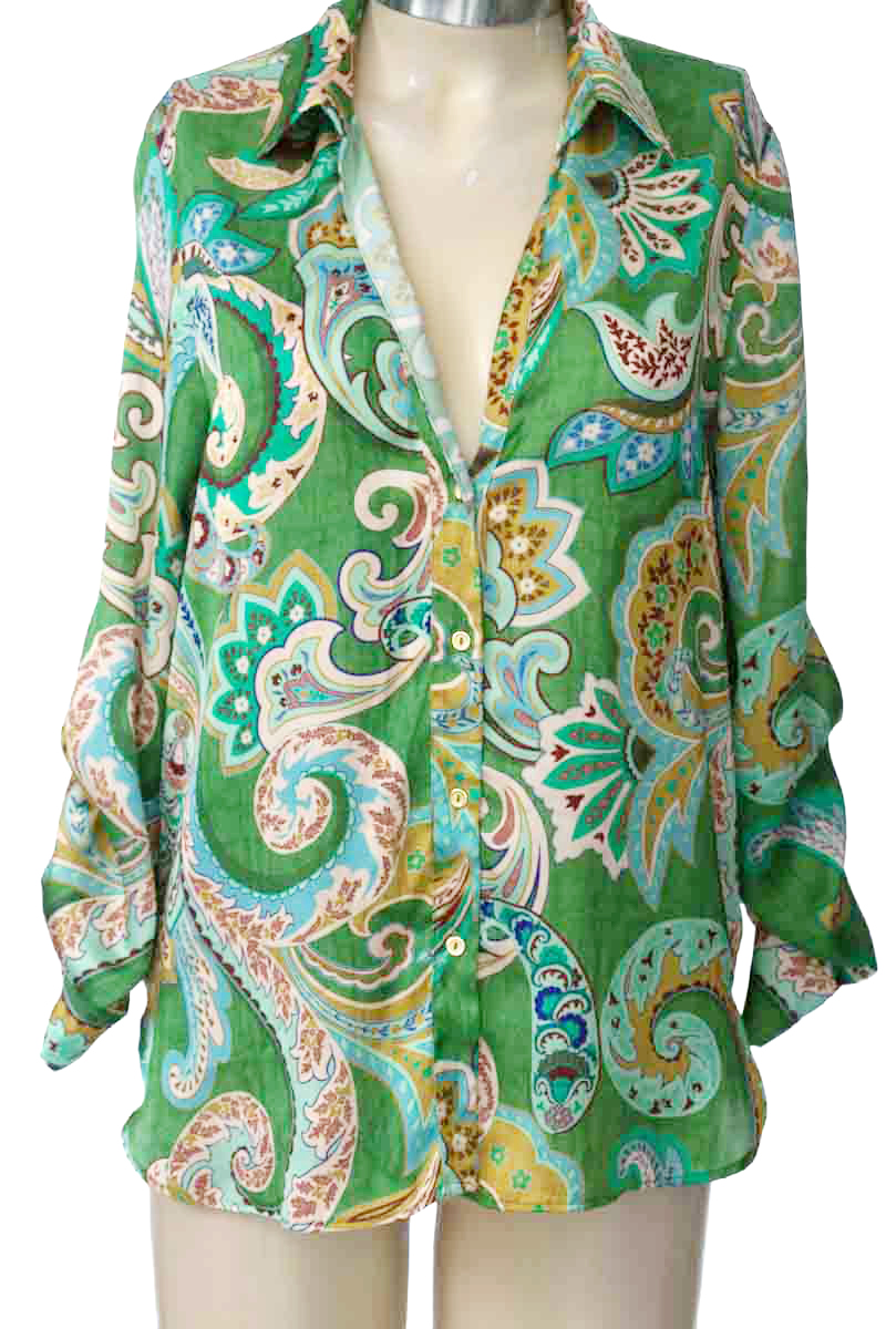 Blusa color Estampado - Zara