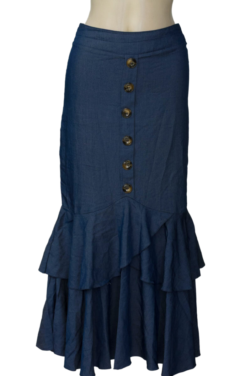 Falda color Azul - Closeando