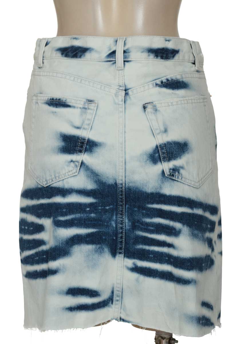 Falda color Azul - Zara