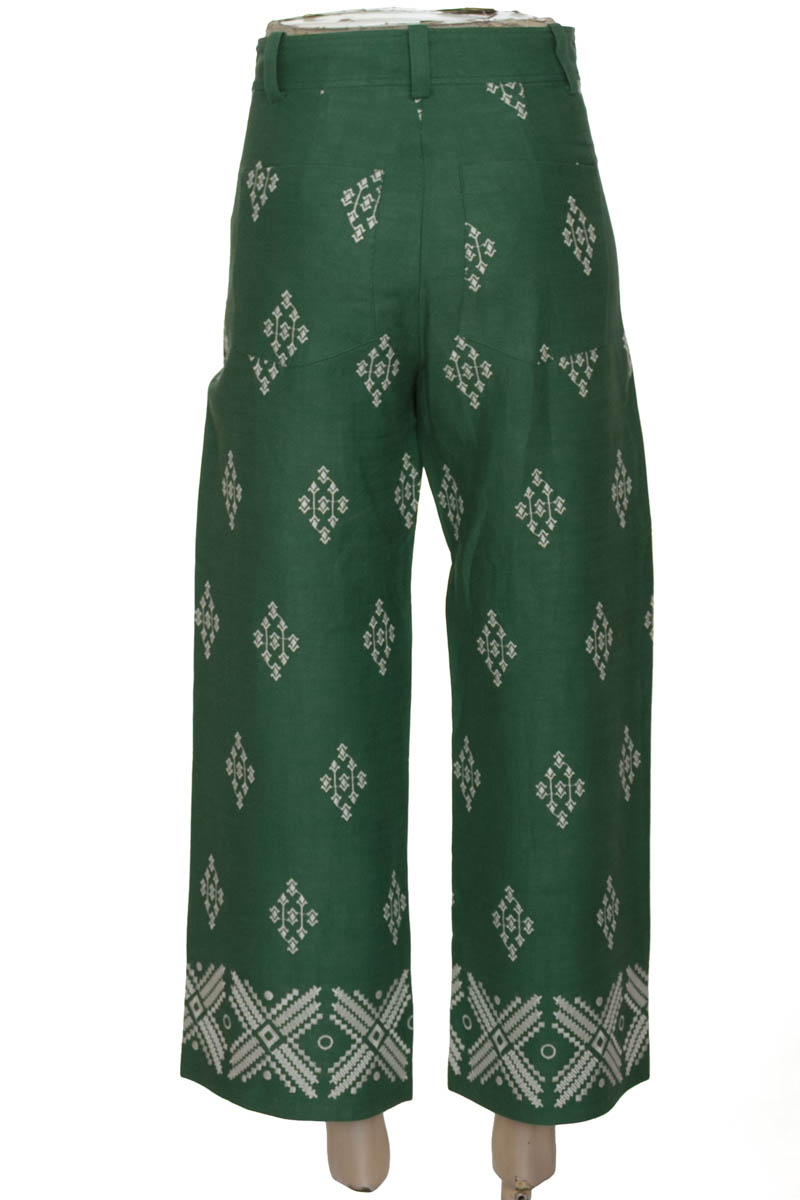 Pantalones color Verde - Zara