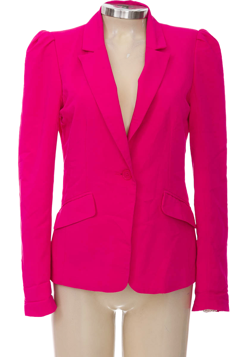 Chaqueta / Abrigo color Fucsia - Stradivarius
