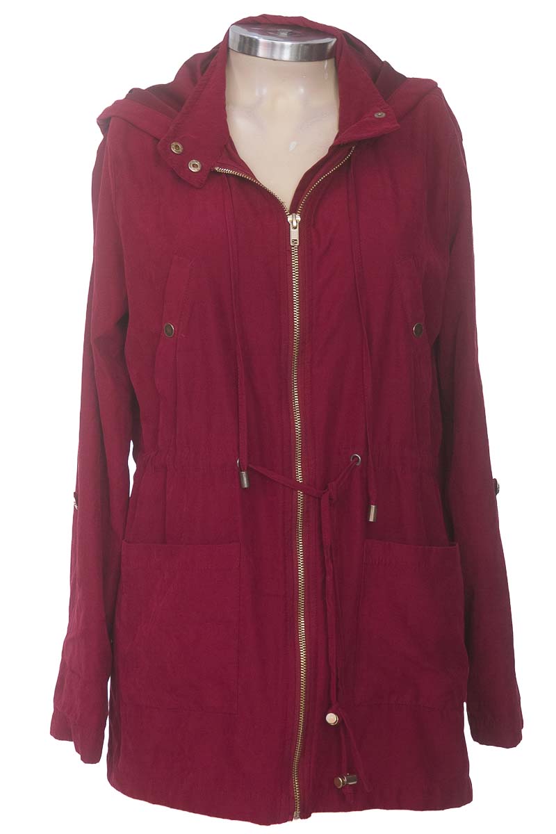 Chaqueta / Abrigo color Vinotinto - CHOCOLATE