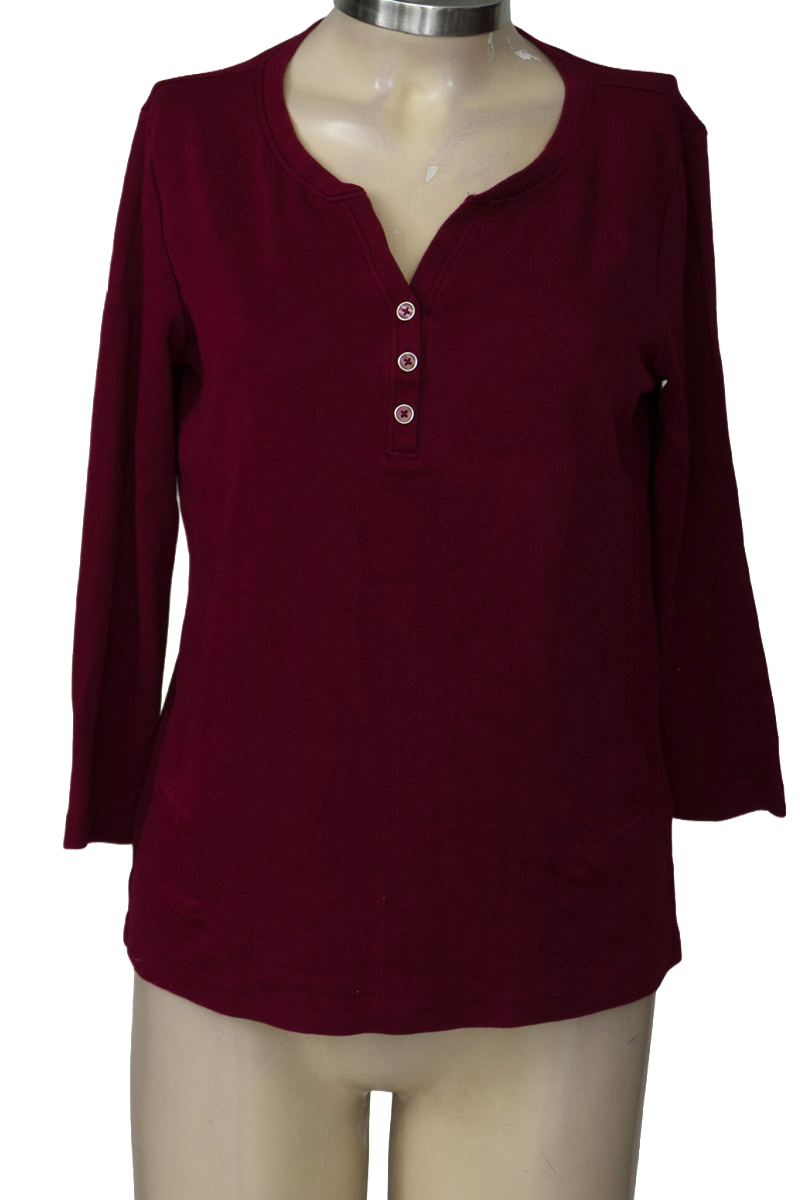 Blusa color Vinotinto - Karen Scott