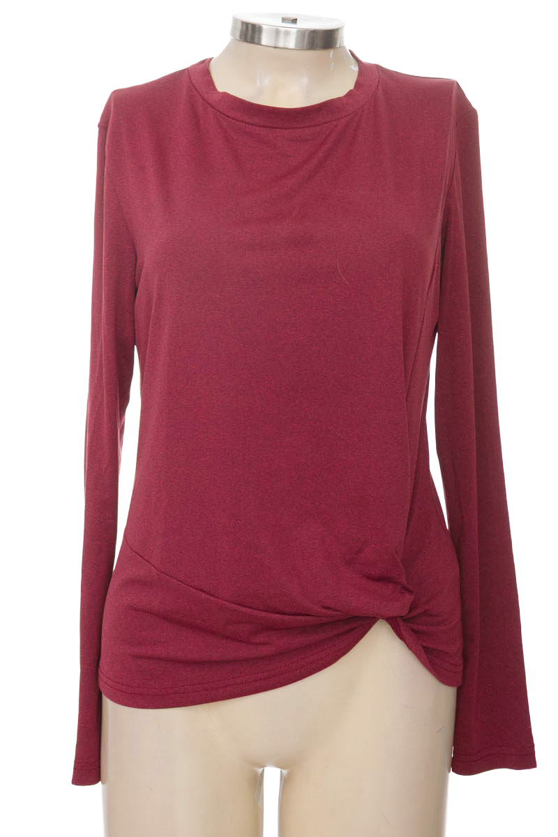 Top / Camiseta color Vinotinto - Shein