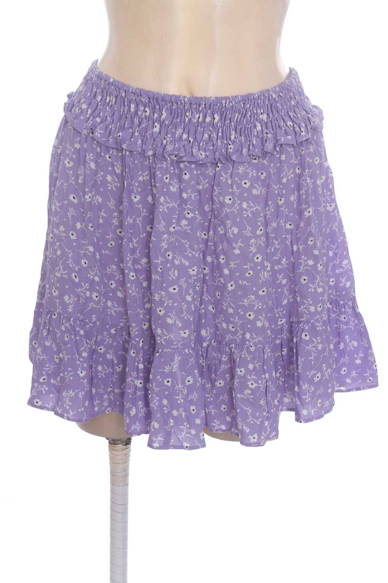 Falda color Lila - Zara