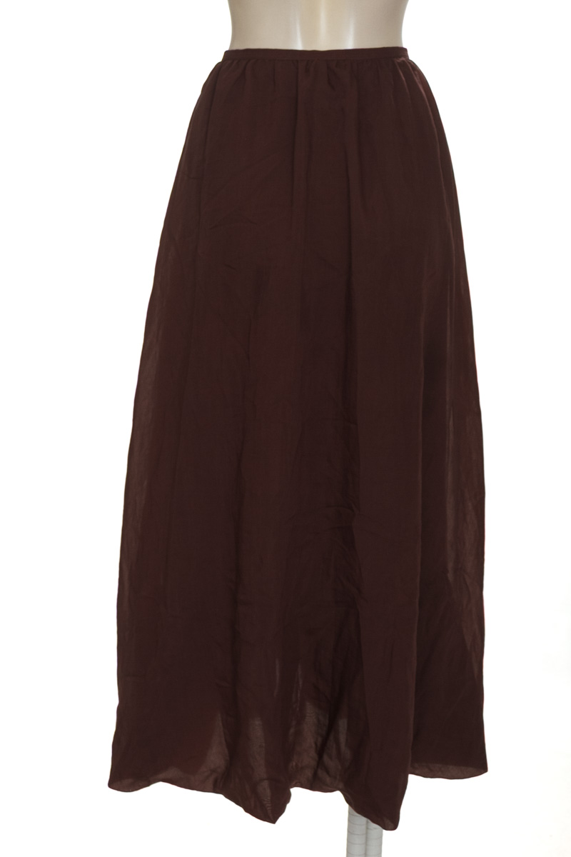 Falda color Café - Massimo Dutti
