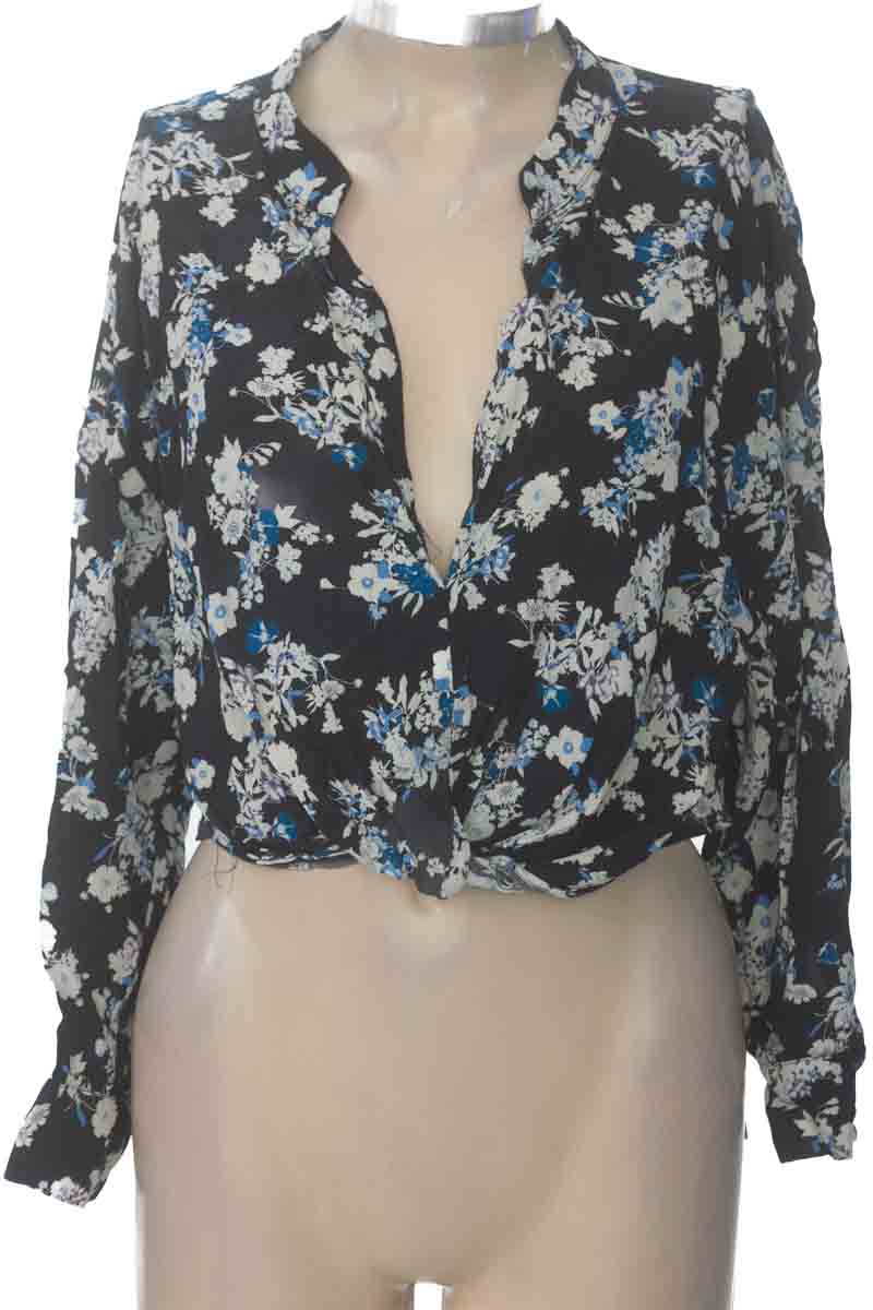 Blusa color Azul - Zara