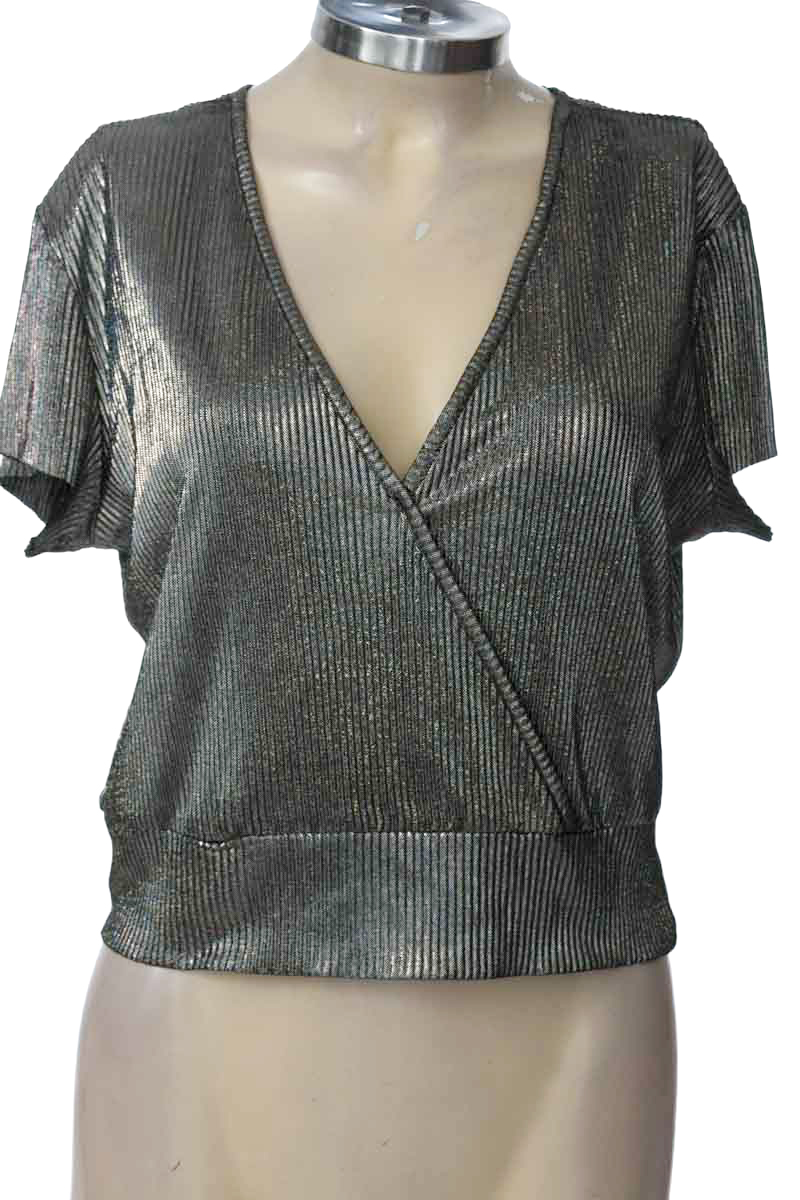 Blusa color Plateado - Gef