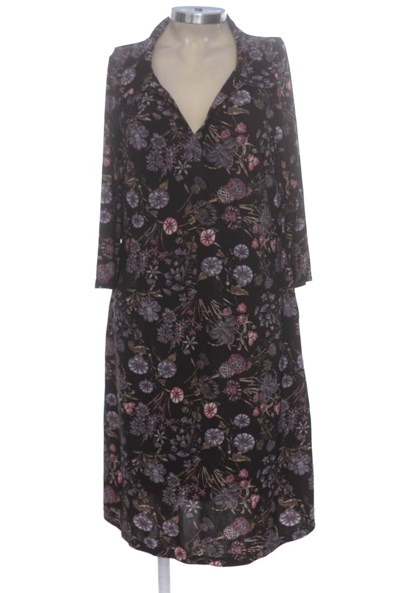 Vestido / Enterizo color Negro - Plica