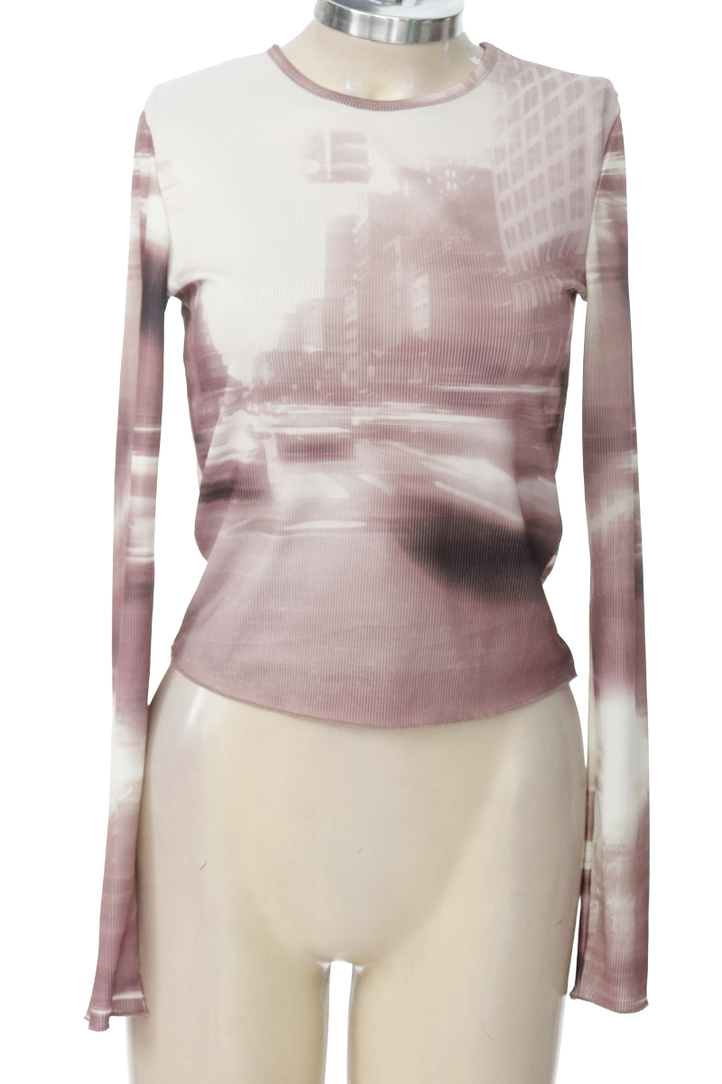 Top / Camiseta color Café - Bershka