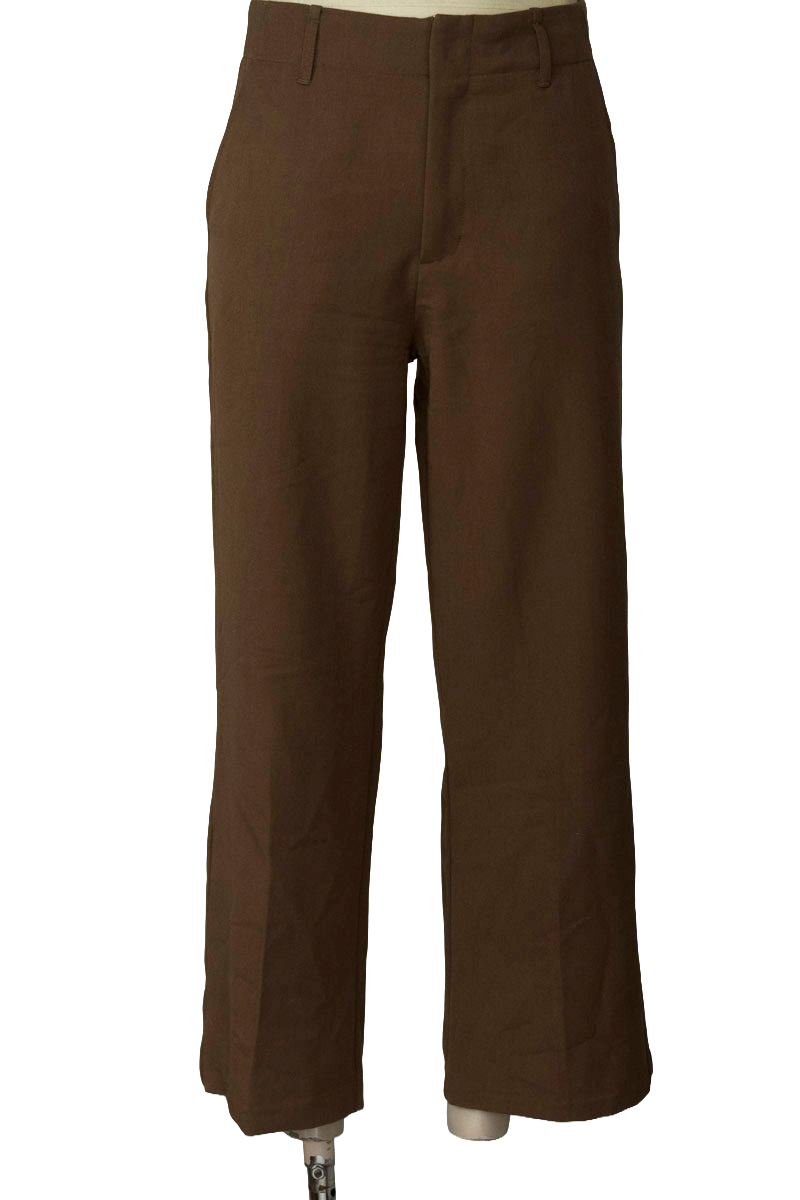 Pantalones color Café - Stradivarius