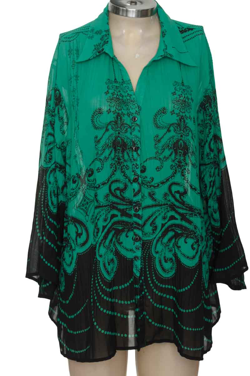 Blusa color Verde - Lane Bryant