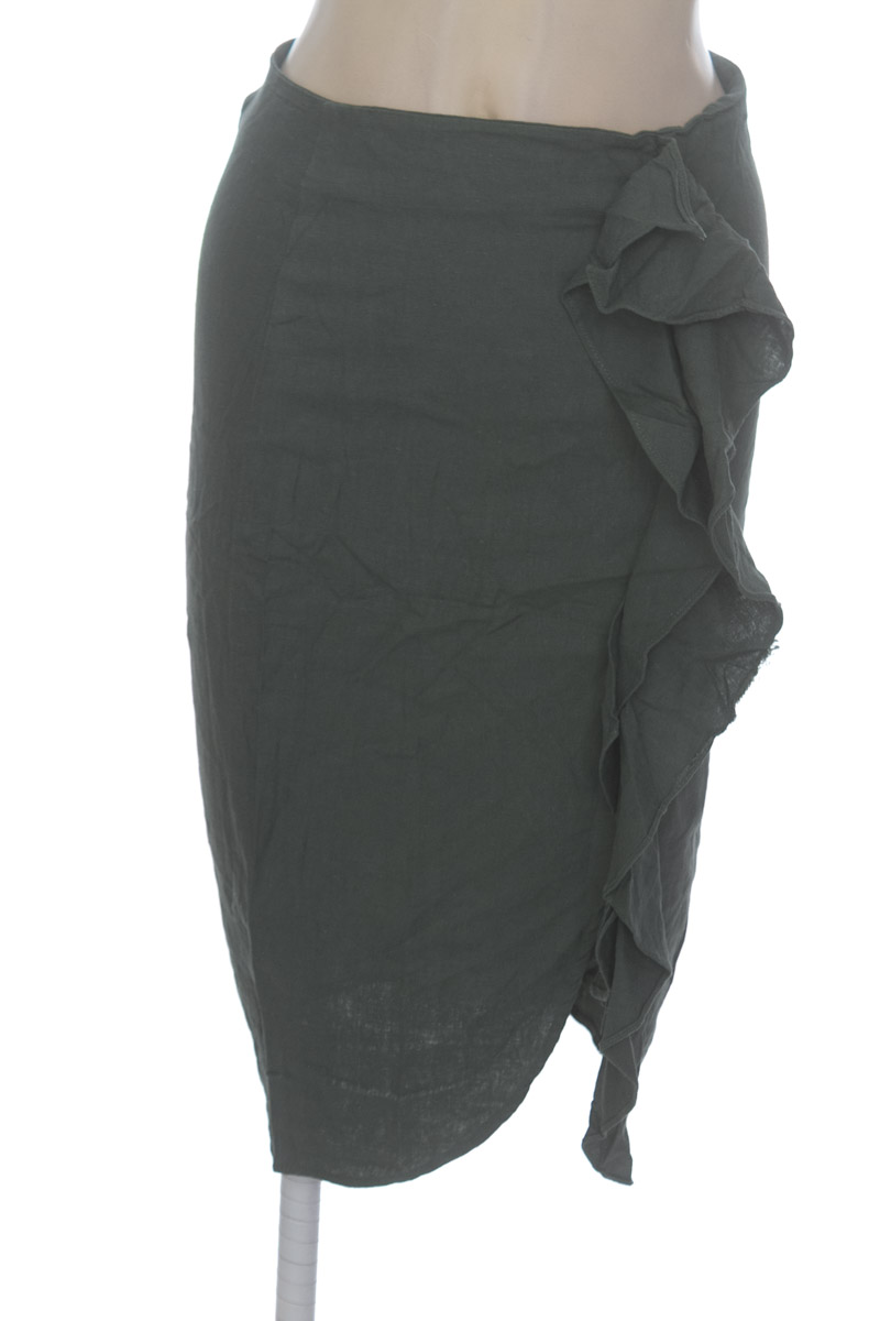 Falda color Verde - Zara