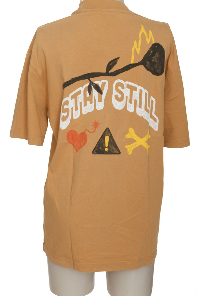 Top / Camiseta color Beige - Zara