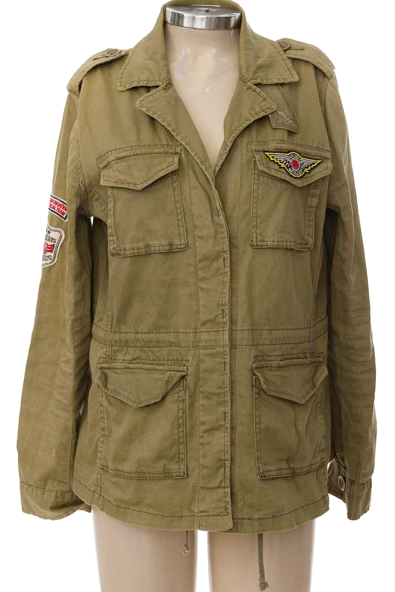 Chaqueta / Abrigo color Verde - Forever 21