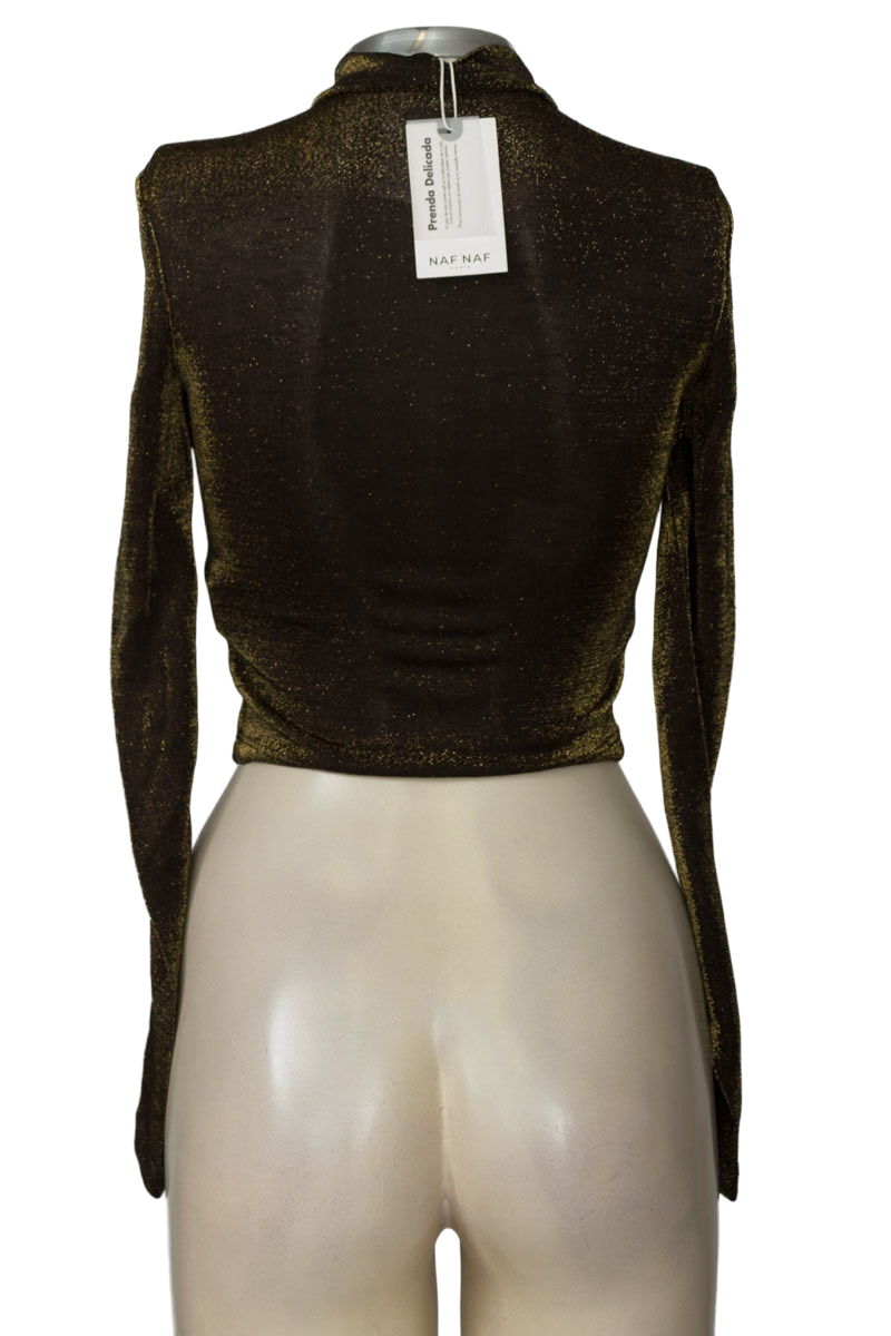 Top / Camiseta color Dorado - NAF NAF