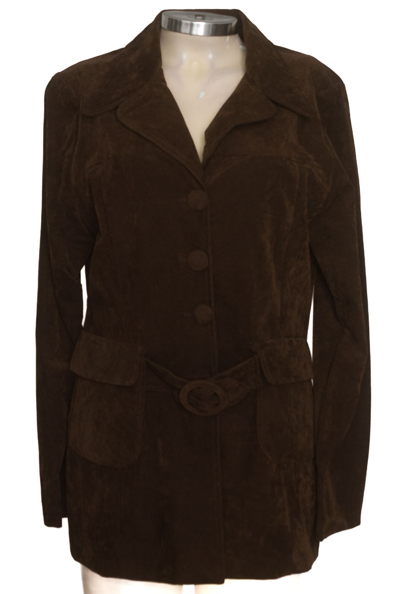 Chaqueta / Abrigo color Café - Kelly Fashion