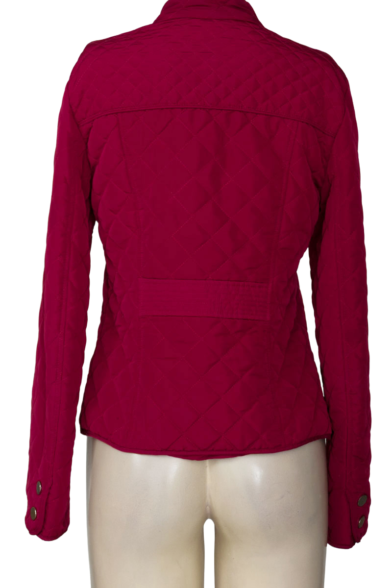 Chaqueta / Abrigo color Vinotinto - Stradivarius