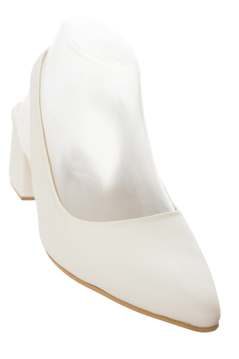 Zapatos color Blanco - Purpura