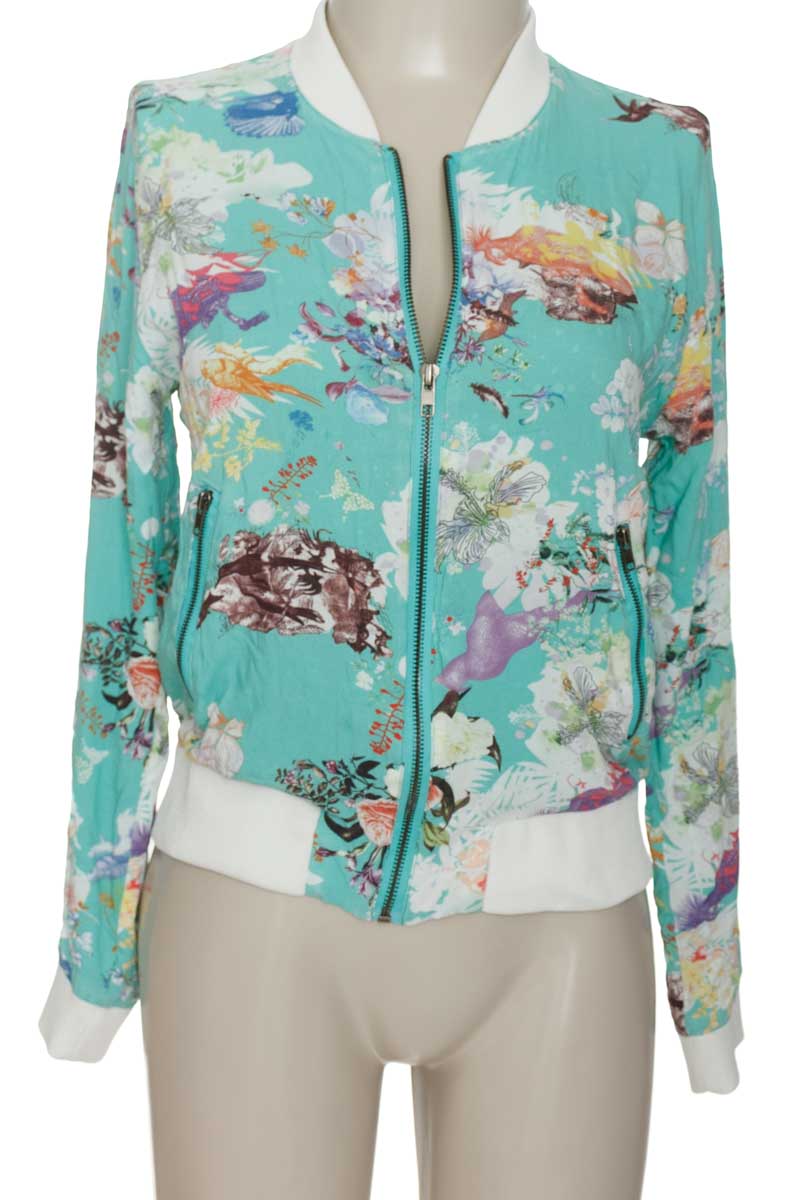 Chaqueta / Abrigo color Aguamarina - NAF NAF